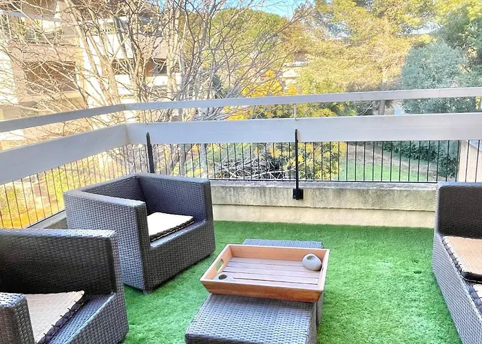 Apartamento Le Grand Estivale -3 Terrasses-100m De Sable