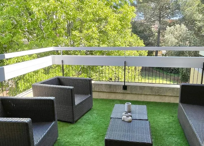 Le Grand Estivale -3 Terrasses-100m De Sable Apartamento